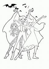 Coloring Pages Totally Spies Girls sketch template