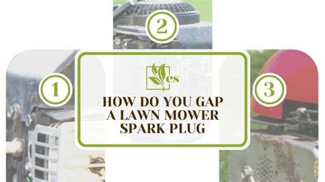 lawn mower spark plug gap  easy steps  fix  evergreen seeds