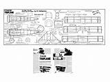 Plan Triplane Fokker sketch template