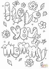 Coloring Mommy Pages Printable Supercoloring sketch template