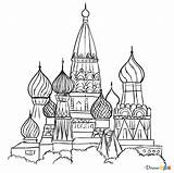 Cathedral St Basil Draw sketch template