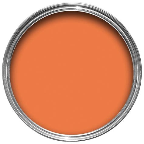 colours fireburst orange matt emulsion paint  departments diy