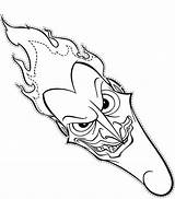 Hades Coloring Head Drawing Disney Pages Netart Line Color Getdrawings sketch template