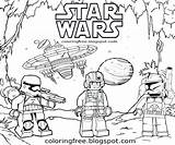 Lego Wars Star Coloring Pages Drawing Space Printable Kids Color C3po Drawings Print Christmas Getcolorings Paintingvalley sketch template