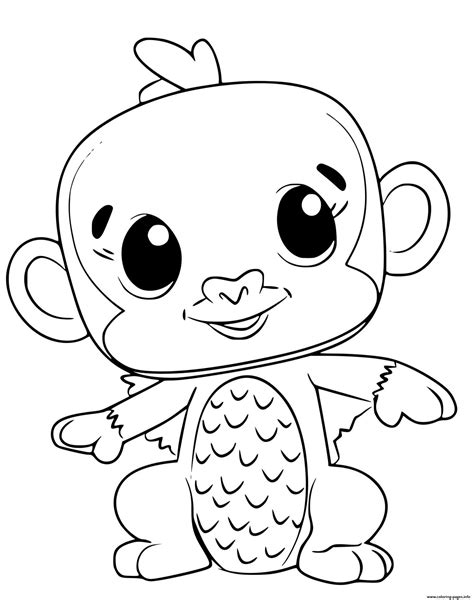 hatchimal pixie coloring page hatchimal coloring pages  girls page