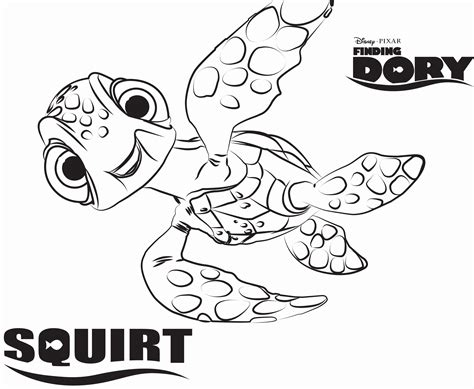 finding nemo sea turtle coloring pages tripafethna