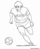 Coloring Maradona Pages Soccer Player Diego Printable Neymar Print Color Boys Players Playing Hellokids Resources Football Recommended Sport sketch template