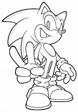 Sonic Coloring Hedgehog Pages Print Printable Colouring Knuckles Sheets Cartoon Baby Cute Shadow Kindergarten Kids Tails Color Chavo Ocho Del sketch template