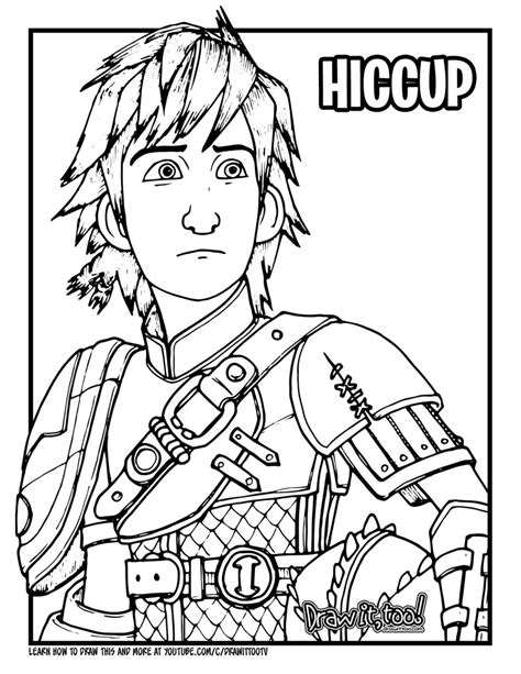 draw hiccup   train  dragon drawing tutorial draw