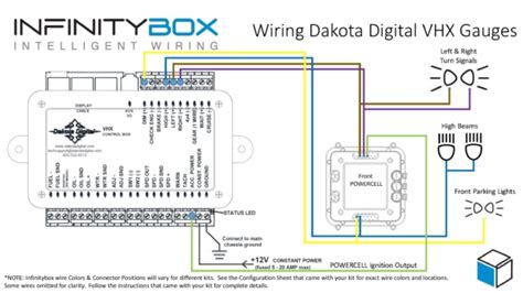 wiring dakota digital vhx gauges infinitybox