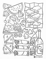 Picnic Printable Colouring Colour Together Break Take Drawing Cbc Parents Getdrawings sketch template