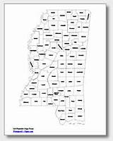 Mississippi County Printable Map Maps Labeled Names State Outline Cities Waterproofpaper sketch template