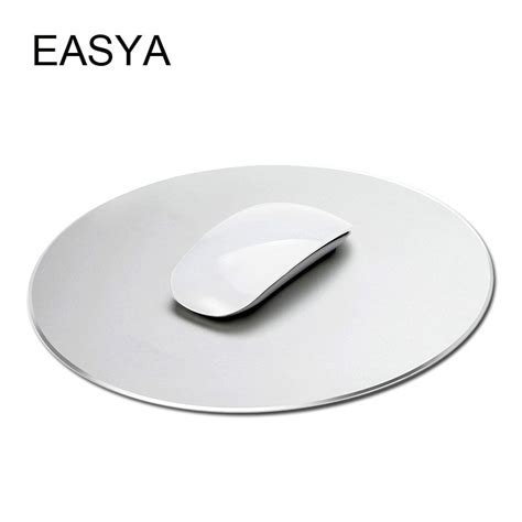 buy easya aluminum alloy metal mouse pad gaming mouse
