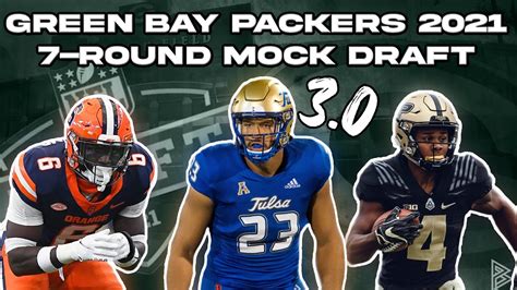 green bay packers 7 round mock draft 3 0 youtube