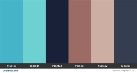 info profile navigation vr   color palette brand colors color coding