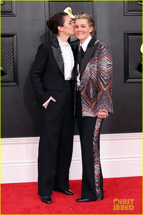 Brandi Carlile Gets A Kiss From Wife Catherine Shepherd On Grammys 2022