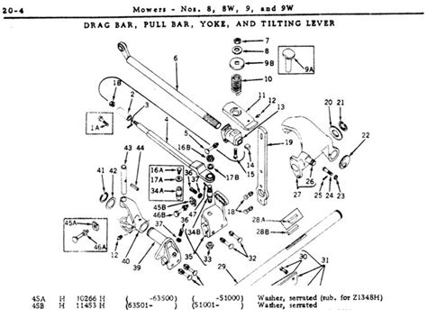 john deere  sickle mower parts diagram wiring diagram list