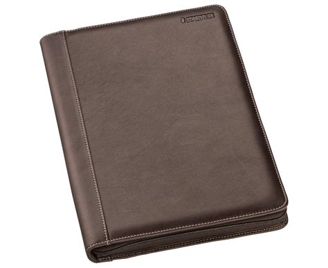 Staedtler Premium Leather Conference Folder A4 Brown 9ple4zf1 7