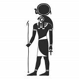 Egipcio Geb Pharaoh Dioses Egipcios Shu Vexels sketch template