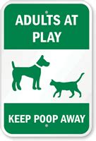 humorous dog poop signs funny dog poop signs