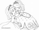 Sofia Coloring Pages Disney Getdrawings Getcolorings Color sketch template