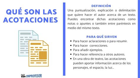 son las acotaciones en una lectura educacion activa