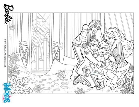 gambar skipper barbie stacie chelsea coloring pages hellokids printable