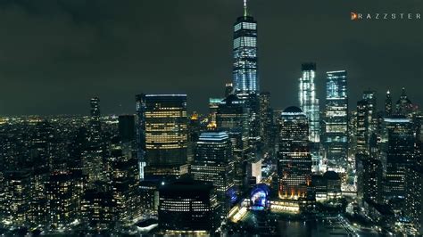 york skyline  drone video youtube