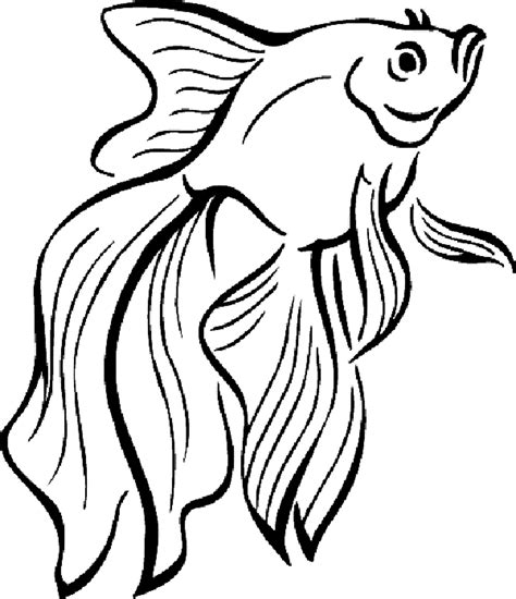 small fish coloring pages sketch coloring page