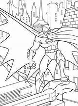 Batman Coloring Printable Gotham Knight Dark City sketch template