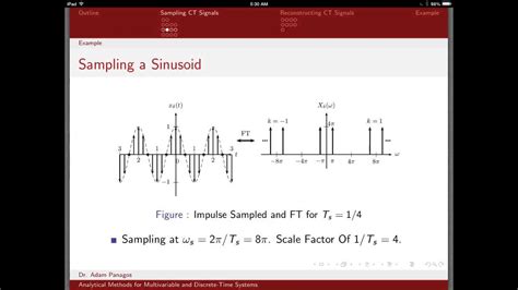 sampling signals  sampling  sinusoid theory youtube