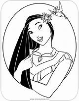 Pocahontas Coloring Pages Flit Disney Disneyclips Pdf Funstuff sketch template