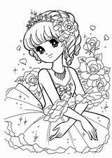 Coloriage Malvorlagen Shoujo Princesas Princess Template Adultos Naver Matome 儲存自 Depuis sketch template