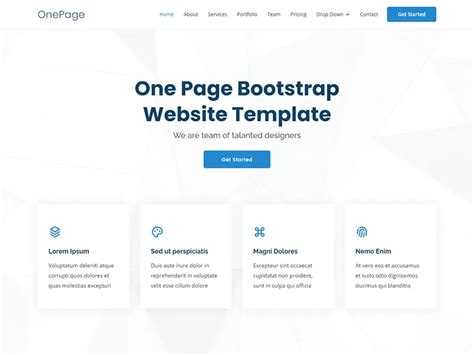 bootstrap  page templates bootstrapmade