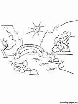 Landscape Coloring Pages Scenery Summer Colorforms Result Printable Choose Board sketch template