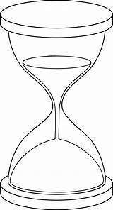 Hour Clipart Hourglass Glass Simple Hourglasses Line Clock Outline Sand Clip Lineart Template Transparent Clipground Coloring Pages Sketch Timer Templates sketch template