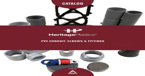 Pdf Catalog Heritage Plastics Pvc Electrical Conduit … · · 2017
