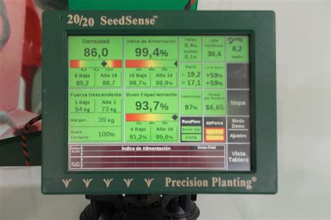 monitor de siembra precision planting  seedsense maquinac