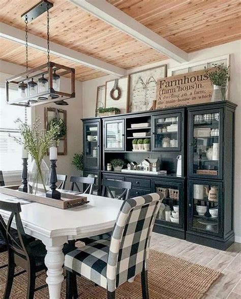 popular rustic kitchen ideas modern farmhouse dining room