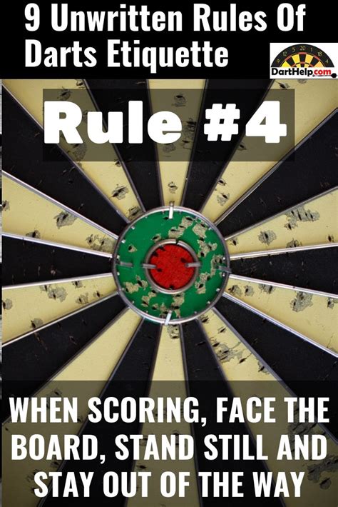 unwritten rules  darts etiquette  images darts rules darts darts  dartboards