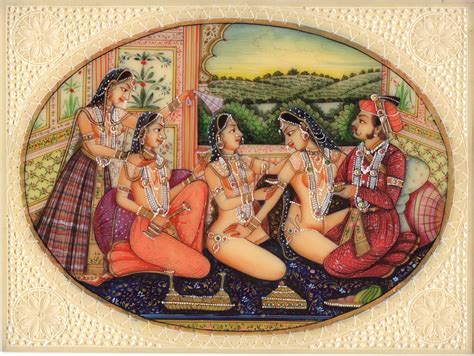 Erotic mughal art