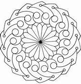 Mandala Pages Coloring Designs Doverpublications Circular Book Colouring Simple sketch template
