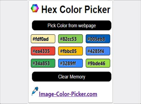 hex color picker  chrome extension image color pickercom