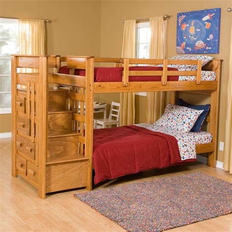 contemporary children twin beds  storage homesfeed