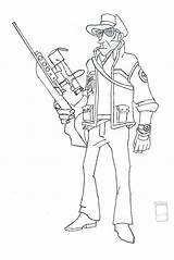 Sniper Tf2 Deviantart Template Ghillie Drawings sketch template