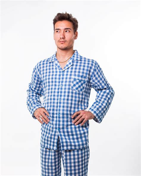 custom plaid  cotton pajama sets matching pajamas  men etsy