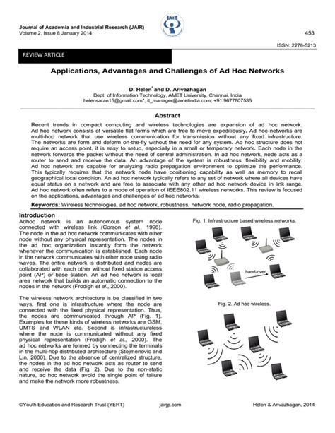 applications advantages  challenges  ad hoc networks