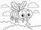 Fly Coloring Pages Printable Supercoloring Categories Cartoon sketch template