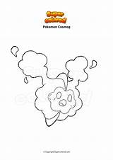 Cosmog Supercolored sketch template