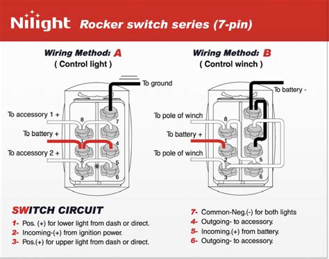 terminal rocker switch wiring diagram rocker switch wiring diagrams  wire marine